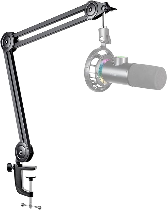 FIFINE Microphone Arm Stand-Heavy Duty Boom Arm-BM63