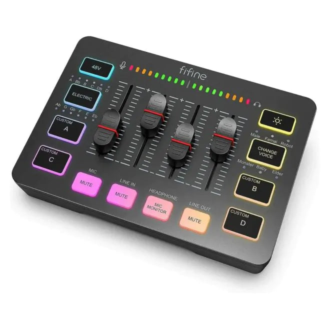 FIFINE Gaming Audio Mixer Sc3